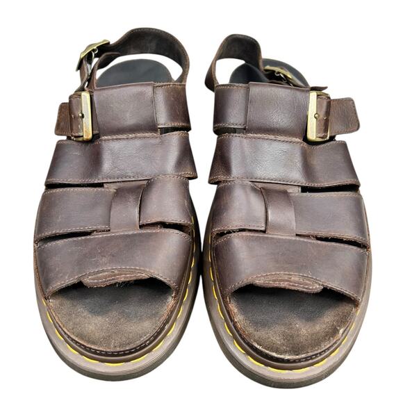 Dr. Marten’s Men’s Flash Brown Leather Fishermans Sandals Size US 13 main image 10